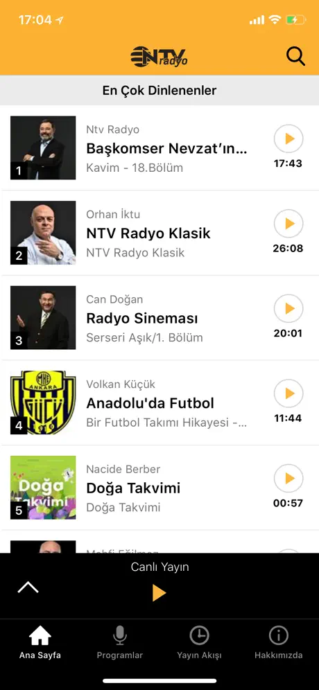 NTV Radyo player