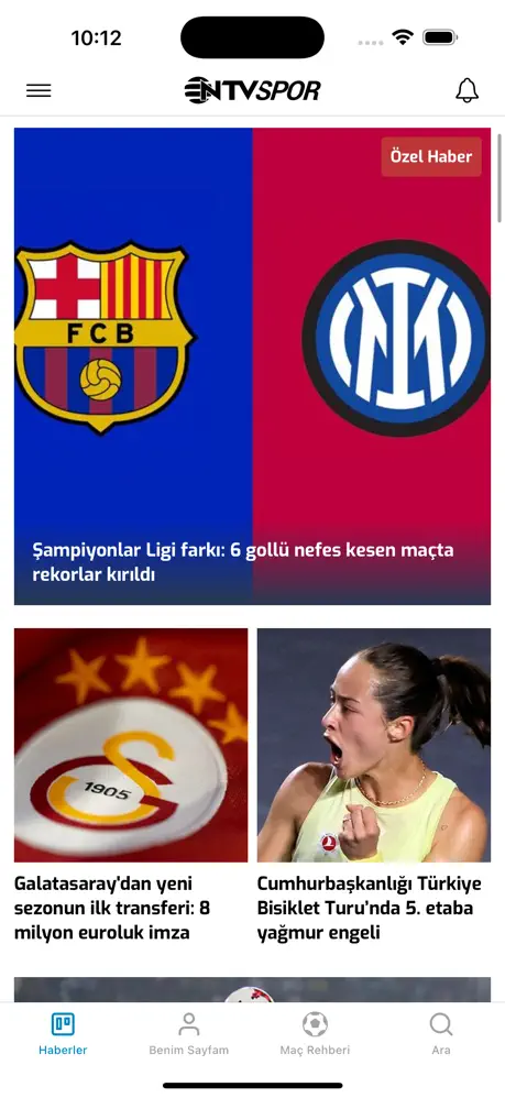 NTVSpor live match